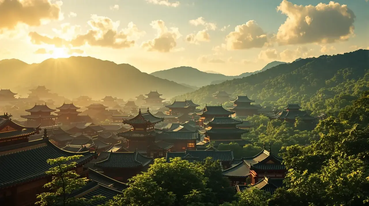 《凤医天下》全集上线,古装穿越爽剧天花板 - 黄果短剧 黄果短剧热播古装短剧《凤医天下》场景